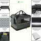 VOUNOT Hundebox faltbar, Transportbox Katze Hunde, Hundetasche, Oxford-Gewebe, Netzstoff, Atmungsaktiv, Transportabel, Metallrahmen, mit Griffen, Taschen, 82x60x60cm XL, Grau VOUNOT Hundebox faltbar, Transportbox Katze Hunde, Hundetasche, Oxford-Gewebe, Netzstoff, Atmungsaktiv, Transportabel, Metallrahmen, mit Griffen, Taschen, 82x60x60cm XL, Grau
