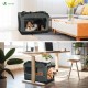 VOUNOT Hundebox faltbar, Transportbox Katze Hunde, Hundetasche, Oxford-Gewebe, Netzstoff, Atmungsaktiv, Transportabel, Metallrahmen, mit Griffen, Taschen, 82x60x60cm XL, Grau VOUNOT Hundebox faltbar, Transportbox Katze Hunde, Hundetasche, Oxford-Gewebe, Netzstoff, Atmungsaktiv, Transportabel, Metallrahmen, mit Griffen, Taschen, 82x60x60cm XL, Grau