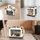 VOUNOT Hundebox faltbar, Transportbox Katze Hunde, Hundetasche, Oxford-Gewebe, Netzstoff, Atmungsaktiv, Transportabel, Metallrahmen, mit Griffen, Taschen, 82x60x60cm XL, Grau VOUNOT Hundebox faltbar, Transportbox Katze Hunde, Hundetasche, Oxford-Gewebe, Netzstoff, Atmungsaktiv, Transportabel, Metallrahmen, mit Griffen, Taschen, 82x60x60cm XL, Grau