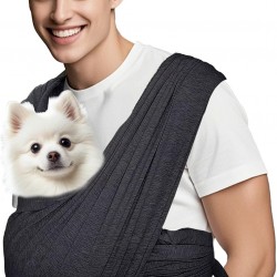 Vxcbad Dog Carrier Pet Fabric Carrier for Cats and Dogs Portable Bag Foldable Large Capacity Chest Pack Black Vxcbad Dog Carrier Pet Fabric Carrier for Cats and Dogs Portable Bag Foldable Large Capacity Chest Pack Black