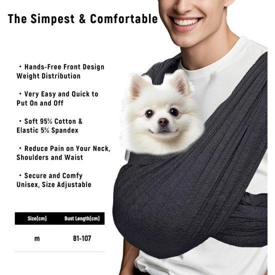 Vxcbad Dog Carrier Pet Fabric Carrier for Cats and Dogs Portable Bag Foldable Large Capacity Chest Pack Black Vxcbad Dog Carrier Pet Fabric Carrier for Cats and Dogs Portable Bag Foldable Large Capacity Chest Pack Black