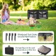 Wakytu 2-in-1 Foldable Cat Transport Box Cat Car Transport for Two Cats Small Dog Double Pet Carrier High Quality Fabric Good Stability Dog Car Seat Travel Outdoor Camping Wakytu 2-in-1 Foldable Cat Transport Box Cat Car Transport for Two Cats Small Dog Double Pet Carrier High Quality Fabric Good Stability Dog Car Seat Travel Outdoor Camping