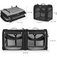Wakytu 2-in-1 Foldable Cat Transport Box Cat Car Transport for Two Cats Small Dog Double Pet Carrier High Quality Fabric Good Stability Dog Car Seat Travel Outdoor Camping Wakytu 2-in-1 Foldable Cat Transport Box Cat Car Transport for Two Cats Small Dog Double Pet Carrier High Quality Fabric Good Stability Dog Car Seat Travel Outdoor Camping