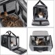 Wakytu Pet Carrier for Cats and Dogs, Transport Bag for Pets, Foldable Dog Transport Case, Cat Transport Case, Dog Carrier for Cars, Breathable Dog Bag (S, Grey) Wakytu Pet Carrier for Cats and Dogs, Transport Bag for Pets, Foldable Dog Transport Case, Cat Transport Case, Dog Carrier for Cars, Breathable Dog Bag (S, Grey)