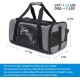 Wakytu Pet Carrier for Cats and Dogs, Transport Bag for Pets, Foldable Dog Transport Case, Cat Transport Case, Dog Carrier for Cars, Breathable Dog Bag (S, Grey) Wakytu Pet Carrier for Cats and Dogs, Transport Bag for Pets, Foldable Dog Transport Case, Cat Transport Case, Dog Carrier for Cars, Breathable Dog Bag (S, Grey)