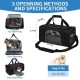Wakytu Pet Carrier for Cats and Dogs, Transport Bag for Pets, Foldable Dog Transport Case, Cat Transport Case, Dog Carrier for Cars, Breathable Dog Bag (M, Grey) Wakytu Pet Carrier for Cats and Dogs, Transport Bag for Pets, Foldable Dog Transport Case, Cat Transport Case, Dog Carrier for Cars, Breathable Dog Bag (M, Grey)