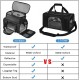 Wakytu Pet Carrier for Cats and Dogs, Transport Bag for Pets, Foldable Dog Transport Case, Cat Transport Case, Dog Carrier for Cars, Breathable Dog Bag (M, Grey) Wakytu Pet Carrier for Cats and Dogs, Transport Bag for Pets, Foldable Dog Transport Case, Cat Transport Case, Dog Carrier for Cars, Breathable Dog Bag (M, Grey)
