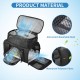 Wakytu Pet Carrier for Cats and Dogs, Transport Bag for Pets, Foldable Dog Transport Case, Cat Transport Case, Dog Carrier for Cars, Breathable Dog Bag (M, Grey) Wakytu Pet Carrier for Cats and Dogs, Transport Bag for Pets, Foldable Dog Transport Case, Cat Transport Case, Dog Carrier for Cars, Breathable Dog Bag (M, Grey)