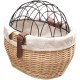 Wicker Pet Carrier Bicycle Basket, Wicker Bike Basket for Small Dogs Cats Pet Carrier Bicycle Front Basket with Wire Mesh Cover Wicker Pet Carrier Bicycle Basket, Wicker Bike Basket for Small Dogs Cats Pet Carrier Bicycle Front Basket with Wire Mesh Cover