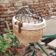 Wicker Pet Carrier Bicycle Basket, Wicker Bike Basket for Small Dogs Cats Pet Carrier Bicycle Front Basket with Wire Mesh Cover Wicker Pet Carrier Bicycle Basket, Wicker Bike Basket for Small Dogs Cats Pet Carrier Bicycle Front Basket with Wire Mesh Cover