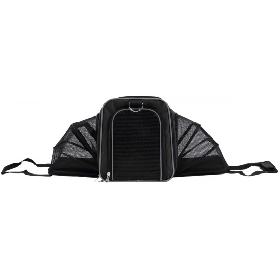 Wouapy Camping Dog Carrier Bag for Adventure, Black Wouapy Camping Dog Carrier Bag for Adventure, Black