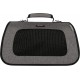 Wouapy Foldable Pet Carrier for Dogs and Cats - Durable Nylon Carrier - Large Mesh for Maximum Ventilation - Practical & Comfortable Design - Medium - Grey Wouapy Foldable Pet Carrier for Dogs and Cats - Durable Nylon Carrier - Large Mesh for Maximum Ventilation - Practical & Comfortable Design - Medium - Grey