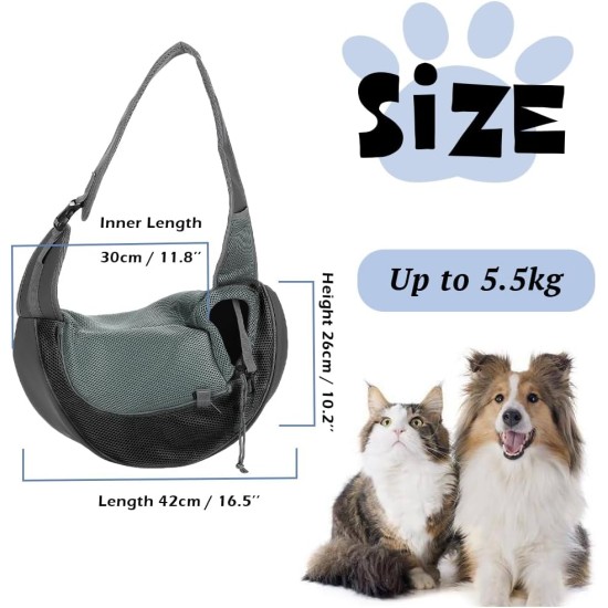 XGOPTS Dog Carrier Bag Adjustable Carry Bag Dog up to 5 kg Breathable Sling Dog Outdoor Dog Bag for Small Dogs Cats Black XGOPTS Dog Carrier Bag Adjustable Carry Bag Dog up to 5 kg Breathable Sling Dog Outdoor Dog Bag for Small Dogs Cats Black
