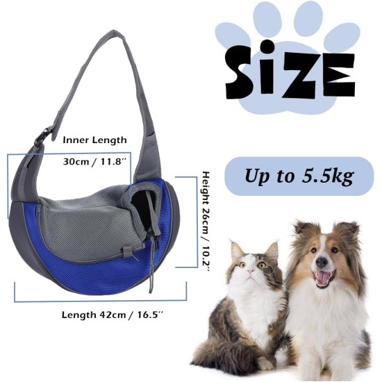 XGOPTS Dog Carrier Bag Adjustable Carry Bag Dog up to 5 kg Breathable Sling Dog Outdoor Dog Bag for Small Dogs Cats Black XGOPTS Dog Carrier Bag Adjustable Carry Bag Dog up to 5 kg Breathable Sling Dog Outdoor Dog Bag for Small Dogs Cats Black