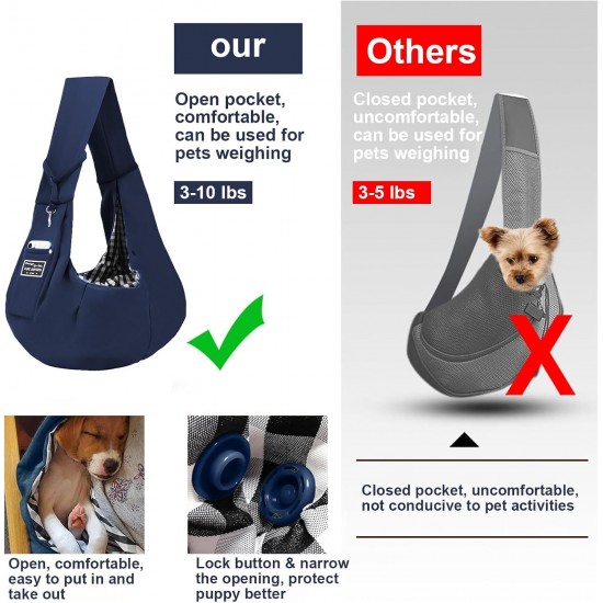 XHYASD Dog Bag, Shoulder Bag for Pets, Dog Carrier Bag up to 7.5 kg, Dog Bag for Hanging, Dog Bag for Small Dogs, Dog Carry Bag for Walks/Travel XHYASD Dog Bag, Shoulder Bag for Pets, Dog Carrier Bag up to 7.5 kg, Dog Bag for Hanging, Dog Bag for Small Dogs, Dog Carry Bag for Walks/Travel