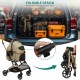 YITAHOME Dog Pram 3-in-1 Dog Buggy up to 15.9 kg, Foldable, Dog Pram for Small Dogs, Dog Buggy, Cat Pram, Foldable Dog Pram, Portable Pushchair (Grey) YITAHOME Dog Pram 3-in-1 Dog Buggy up to 15.9 kg, Foldable, Dog Pram for Small Dogs, Dog Buggy, Cat Pram, Foldable Dog Pram, Portable Pushchair (Grey)