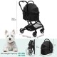 YITAHOME Dog Pram 3-in-1 Dog Buggy up to 15.9 kg, Foldable, Dog Pram for Small Dogs, Dog Buggy, Cat Pram, Foldable Dog Pram, Portable Pushchair (Grey) YITAHOME Dog Pram 3-in-1 Dog Buggy up to 15.9 kg, Foldable, Dog Pram for Small Dogs, Dog Buggy, Cat Pram, Foldable Dog Pram, Portable Pushchair (Grey)