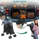 YITAHOME Dog Pram Pets Buggy up to 11.3 kg, Dog Buggy with Mesh Windows & Drink Holder & Storage Basket & Carry Bag, Cat Buggy for Small Dogs Cats (Grey Black) YITAHOME Dog Pram Pets Buggy up to 11.3 kg, Dog Buggy with Mesh Windows & Drink Holder & Storage Basket & Carry Bag, Cat Buggy for Small Dogs Cats (Grey Black)