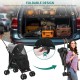YITAHOME Dog Pram Pets Buggy up to 11.3 kg, Dog Buggy with Mesh Windows & Drink Holder & Storage Basket & Carry Bag, Cat Buggy for Small Dogs Cats (Grey Black) YITAHOME Dog Pram Pets Buggy up to 11.3 kg, Dog Buggy with Mesh Windows & Drink Holder & Storage Basket & Carry Bag, Cat Buggy for Small Dogs Cats (Grey Black)
