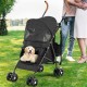 YITAHOME Dog Pram Pets Buggy up to 11.3 kg, Dog Buggy with Mesh Windows & Drink Holder & Storage Basket & Carry Bag, Cat Buggy for Small Dogs Cats (Grey Black) YITAHOME Dog Pram Pets Buggy up to 11.3 kg, Dog Buggy with Mesh Windows & Drink Holder & Storage Basket & Carry Bag, Cat Buggy for Small Dogs Cats (Grey Black)