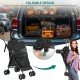 YITAHOME Dog Pram Pets Buggy up to 11.3 kg, Dog Buggy with Mesh Windows & Drink Holder & Storage Basket & Carry Bag, Cat Buggy for Small Dogs Cats (Grey Black) YITAHOME Dog Pram Pets Buggy up to 11.3 kg, Dog Buggy with Mesh Windows & Drink Holder & Storage Basket & Carry Bag, Cat Buggy for Small Dogs Cats (Grey Black)