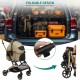 YITAHOME Dog Pram for Small Dogs, 3-in-1 Dog Buggy up to 15.9 kg, Foldable, Dog Buggy Small Dogs, Dog Buggy, Cat Pram, Foldable Dog Pram, Portable Pushchair (Black) YITAHOME Dog Pram for Small Dogs, 3-in-1 Dog Buggy up to 15.9 kg, Foldable, Dog Buggy Small Dogs, Dog Buggy, Cat Pram, Foldable Dog Pram, Portable Pushchair (Black)