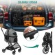 YITAHOME Dog Pram for Small Dogs, 3-in-1 Dog Buggy up to 15.9 kg, Foldable, Dog Buggy Small Dogs, Dog Buggy, Cat Pram, Foldable Dog Pram, Portable Pushchair (Black) YITAHOME Dog Pram for Small Dogs, 3-in-1 Dog Buggy up to 15.9 kg, Foldable, Dog Buggy Small Dogs, Dog Buggy, Cat Pram, Foldable Dog Pram, Portable Pushchair (Black)