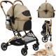 YITAHOME Dog Pram for Small Dogs, 3-in-1 Dog Buggy up to 15.9 kg, Foldable, Dog Buggy Small Dogs, Dog Buggy, Cat Pram, Foldable Dog Pram, Portable Pushchair (Black) YITAHOME Dog Pram for Small Dogs, 3-in-1 Dog Buggy up to 15.9 kg, Foldable, Dog Buggy Small Dogs, Dog Buggy, Cat Pram, Foldable Dog Pram, Portable Pushchair (Black)