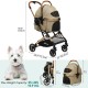 YITAHOME Dog Pram for Small Dogs, 3-in-1 Dog Buggy up to 15.9 kg, Foldable, Dog Buggy Small Dogs, Dog Buggy, Cat Pram, Foldable Dog Pram, Portable Pushchair (Black) YITAHOME Dog Pram for Small Dogs, 3-in-1 Dog Buggy up to 15.9 kg, Foldable, Dog Buggy Small Dogs, Dog Buggy, Cat Pram, Foldable Dog Pram, Portable Pushchair (Black)