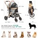 YITAHOME Dog Pram for Small Dogs, Dog Pram 3-in-1 Dog Buggy up to 20 kg, Foldable, Dog Buggy Small Dogs, Dog Buggy, Cat Pram, Foldable Dog Pushchair, 80 x 59 x 101 cm (Black) YITAHOME Dog Pram for Small Dogs, Dog Pram 3-in-1 Dog Buggy up to 20 kg, Foldable, Dog Buggy Small Dogs, Dog Buggy, Cat Pram, Foldable Dog Pushchair, 80 x 59 x 101 cm (Black)