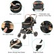 YITAHOME Dog Pram for Small Dogs, Dog Pram 3-in-1 Dog Buggy up to 20 kg, Foldable, Dog Buggy Small Dogs, Dog Buggy, Cat Pram, Foldable Dog Pushchair, 80 x 59 x 101 cm (Black) YITAHOME Dog Pram for Small Dogs, Dog Pram 3-in-1 Dog Buggy up to 20 kg, Foldable, Dog Buggy Small Dogs, Dog Buggy, Cat Pram, Foldable Dog Pushchair, 80 x 59 x 101 cm (Black)