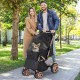 YITAHOME Dog Stroller for Medium and Small Dogs, Upgrade Version with Larger Space, Foldable Pet Cart with 360° Rotating Wheels, Cat and Dog Stroller with Storage Compartment (Black) YITAHOME Dog Stroller for Medium and Small Dogs, Upgrade Version with Larger Space, Foldable Pet Cart with 360° Rotating Wheels, Cat and Dog Stroller with Storage Compartment (Black)