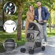 YITAHOME Pet Stroller for Medium Dogs, 4 Wheel Dog Stroller with Storage Basket, Foldable Pet Travel Cart with Cup Holder and Storage Basket (Blue) YITAHOME Pet Stroller for Medium Dogs, 4 Wheel Dog Stroller with Storage Basket, Foldable Pet Travel Cart with Cup Holder and Storage Basket (Blue)