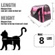 ZaneSun Cat Carrier, Soft-Sided Pet Travel Carrier for Cats, Dogs Puppy Comfort Portable Foldable Pet Bag Airline Approved (Small Blue) ZaneSun Cat Carrier, Soft-Sided Pet Travel Carrier for Cats, Dogs Puppy Comfort Portable Foldable Pet Bag Airline Approved (Small Blue)