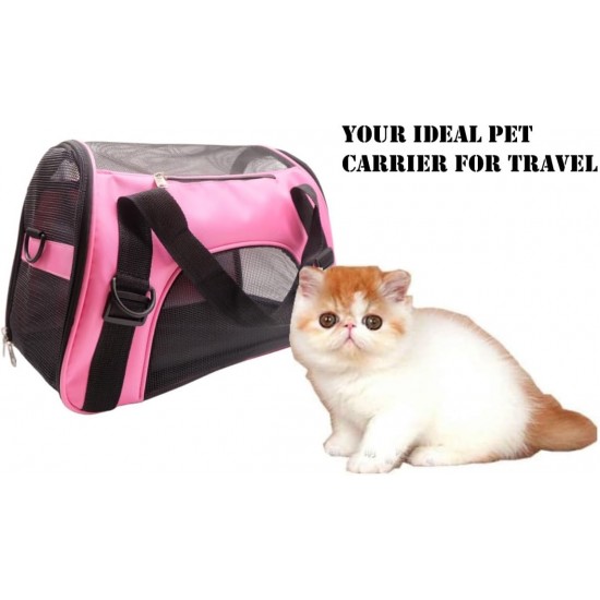 ZaneSun Cat Carrier, Soft-Sided Pet Travel Carrier for Cats, Dogs Puppy Comfort Portable Foldable Pet Bag Airline Approved (Small Blue) ZaneSun Cat Carrier, Soft-Sided Pet Travel Carrier for Cats, Dogs Puppy Comfort Portable Foldable Pet Bag Airline Approved (Small Blue)