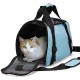 ZaneSun Cat Carrier, Soft-Sided Pet Travel Carrier for Cats, Dogs Puppy Comfort Portable Foldable Pet Bag Airline Approved (Small Blue) ZaneSun Cat Carrier, Soft-Sided Pet Travel Carrier for Cats, Dogs Puppy Comfort Portable Foldable Pet Bag Airline Approved (Small Blue)