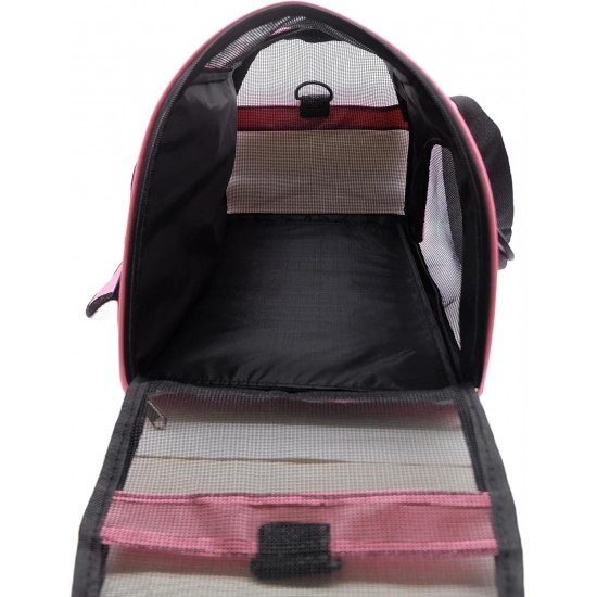ZaneSun Cat Carrier, Soft-Sided Pet Travel Carrier for Cats, Dogs Puppy Comfort Portable Foldable Pet Bag Airline Approved (Small Blue) ZaneSun Cat Carrier, Soft-Sided Pet Travel Carrier for Cats, Dogs Puppy Comfort Portable Foldable Pet Bag Airline Approved (Small Blue)