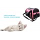 ZaneSun Cat Carrier, Soft-Sided Pet Travel Carrier for Cats, Dogs Puppy Comfort Portable Foldable Pet Bag Airline Approved (Small Blue) ZaneSun Cat Carrier, Soft-Sided Pet Travel Carrier for Cats, Dogs Puppy Comfort Portable Foldable Pet Bag Airline Approved (Small Blue)