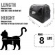ZaneSun Cat Carrier, Soft-Sided Pet Travel Carrier for Cats, Dogs Puppy Comfort Portable Foldable Pet Bag Airline Approved (Small Blue) ZaneSun Cat Carrier, Soft-Sided Pet Travel Carrier for Cats, Dogs Puppy Comfort Portable Foldable Pet Bag Airline Approved (Small Blue)