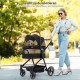 Zstar Dog Pushchair Foldable Pet Trolley with 2 Removable Dog Crate Bag for Two Small Dogs Cats Load Capacity up to 15 kg per Level Zstar Dog Pushchair Foldable Pet Trolley with 2 Removable Dog Crate Bag for Two Small Dogs Cats Load Capacity up to 15 kg per Level