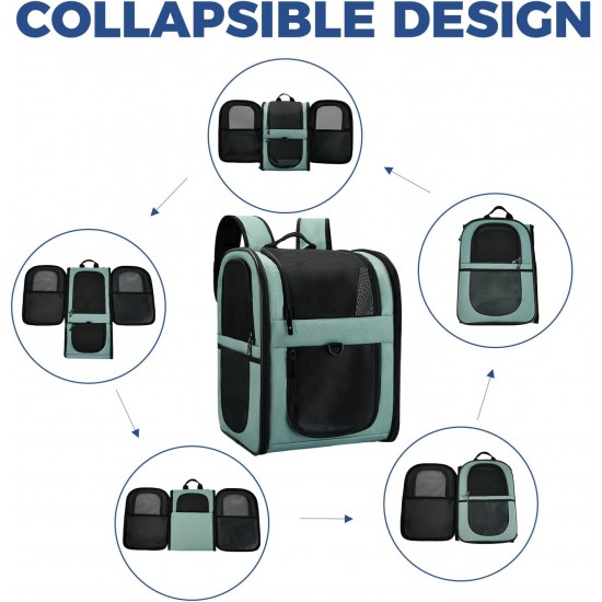 apollo walker Pet Carrier Backpack for Large/Small Cats and Dogs, Puppies, Safety Features and Cushion Back Support | for Travel, Hiking, Outdoor Use (Grey) apollo walker Pet Carrier Backpack for Large/Small Cats and Dogs, Puppies, Safety Features and Cushion Back Support | for Travel, Hiking, Outdoor Use (Grey)