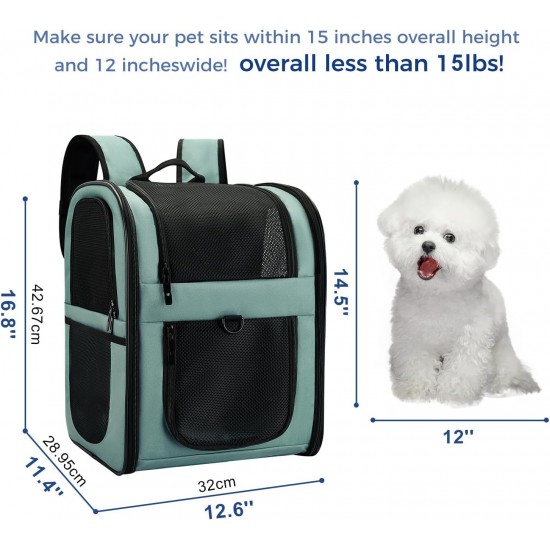 apollo walker Pet Carrier Backpack for Large/Small Cats and Dogs, Puppies, Safety Features and Cushion Back Support | for Travel, Hiking, Outdoor Use (Grey) apollo walker Pet Carrier Backpack for Large/Small Cats and Dogs, Puppies, Safety Features and Cushion Back Support | for Travel, Hiking, Outdoor Use (Grey)