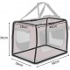 lionto Foldable Dog Transport Box for Travel and Car, 50 x 34 x 36 cm, Sturdy Transport Box, Carry Handles and Blanket for Cats, Dogs up to 10 kg, Robust Fabric Dog Box, Black lionto Foldable Dog Transport Box for Travel and Car, 50 x 34 x 36 cm, Sturdy Transport Box, Carry Handles and Blanket for Cats, Dogs up to 10 kg, Robust Fabric Dog Box, Black