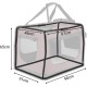 lionto Foldable Dog Transport Box for Travel and Car, 50 x 34 x 36 cm, Sturdy Transport Box, Carry Handles and Blanket for Cats, Dogs up to 10 kg, Robust Fabric Dog Box, Grey lionto Foldable Dog Transport Box for Travel and Car, 50 x 34 x 36 cm, Sturdy Transport Box, Carry Handles and Blanket for Cats, Dogs up to 10 kg, Robust Fabric Dog Box, Grey