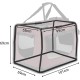 lionto Foldable Dog Transport Box for Travel and Car, 60 x 42 x 44 cm, Sturdy Transport Box, Carry Handles and Blanket for Cats, Dogs up to 12 kg, Robust Fabric Dog Box, Black lionto Foldable Dog Transport Box for Travel and Car, 60 x 42 x 44 cm, Sturdy Transport Box, Carry Handles and Blanket for Cats, Dogs up to 12 kg, Robust Fabric Dog Box, Black