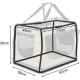 lionto Foldable Dog Transport Box for Travel and Car, 60 x 42 x 44 cm, Sturdy Transport Box, Carry Handles and Blanket for Cats, Dogs up to 12 kg, Robust Fabric Dog Box, Black lionto Foldable Dog Transport Box for Travel and Car, 60 x 42 x 44 cm, Sturdy Transport Box, Carry Handles and Blanket for Cats, Dogs up to 12 kg, Robust Fabric Dog Box, Black