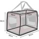 lionto Foldable Dog Transport Box for Travel and Car, 60 x 42 x 44 cm, Sturdy Transport Box, Carry Handles and Blanket for Cats, Dogs up to 12 kg, Robust Fabric Dog Box, Black lionto Foldable Dog Transport Box for Travel and Car, 60 x 42 x 44 cm, Sturdy Transport Box, Carry Handles and Blanket for Cats, Dogs up to 12 kg, Robust Fabric Dog Box, Black