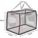 lionto Foldable Dog Transport Box for Travel and Car, 60 x 42 x 44 cm, Sturdy Transport Box, Carry Handles and Blanket for Cats, Dogs up to 12 kg, Robust Fabric Dog Box, Black lionto Foldable Dog Transport Box for Travel and Car, 60 x 42 x 44 cm, Sturdy Transport Box, Carry Handles and Blanket for Cats, Dogs up to 12 kg, Robust Fabric Dog Box, Black