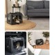 lionto Foldable Dog Transport Box for Travel and Car, 60 x 42 x 44 cm, Sturdy Transport Box, Carry Handles and Blanket for Cats, Dogs up to 12 kg, Robust Fabric Dog Box, Black lionto Foldable Dog Transport Box for Travel and Car, 60 x 42 x 44 cm, Sturdy Transport Box, Carry Handles and Blanket for Cats, Dogs up to 12 kg, Robust Fabric Dog Box, Black