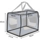 lionto Foldable Dog Transport Box for Travel and Car, 60 x 42 x 44 cm, Sturdy Transport Box, Carry Handles and Blanket for Cats, Dogs up to 12 kg, Robust Fabric Dog Box, Black lionto Foldable Dog Transport Box for Travel and Car, 60 x 42 x 44 cm, Sturdy Transport Box, Carry Handles and Blanket for Cats, Dogs up to 12 kg, Robust Fabric Dog Box, Black